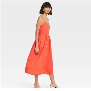 A New Day - Cute linen blend dress - size small